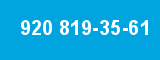 920 819-35-61 920 819-35-61